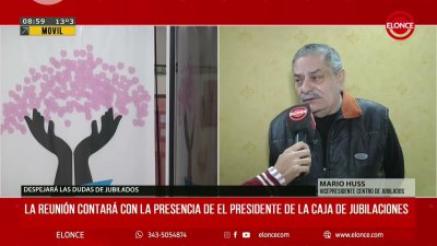Convocan a jubilados a reuni&oacute;n informativa
